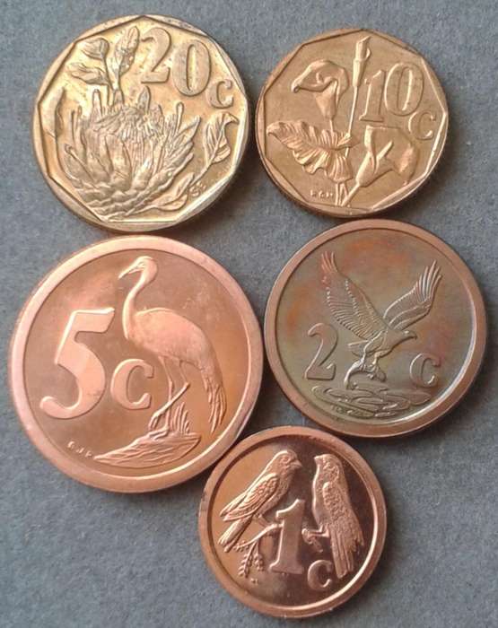 1990 Republic uncirculated 20c-1c