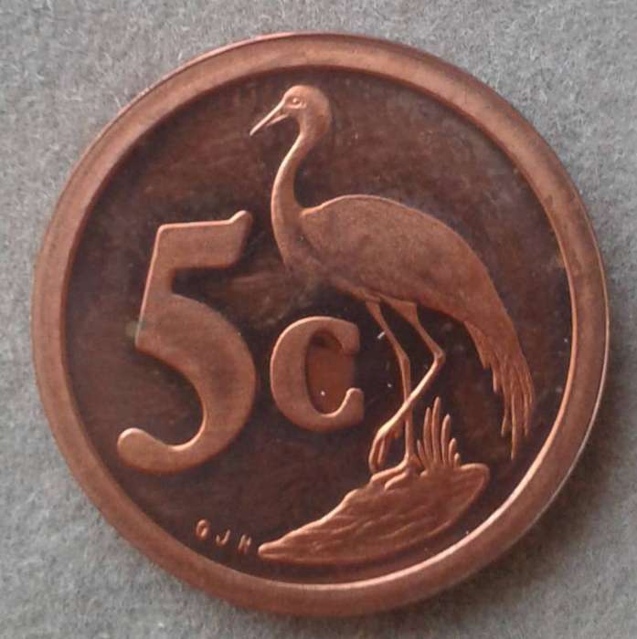 1994 Republic proof 5c (mintage: 5804)