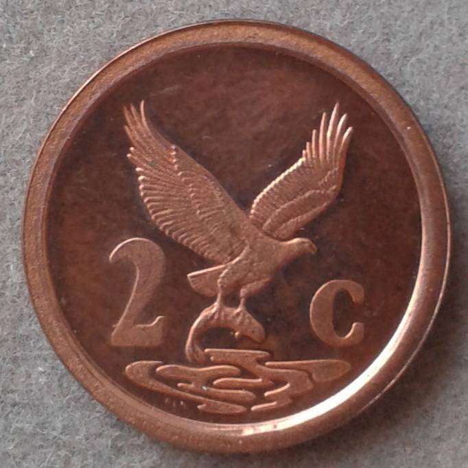 1994 Republic proof 2c (mintage: 5804)