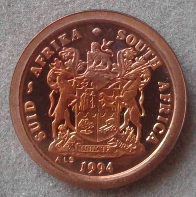 1994 Republic proof 2c (mintage: 5804)