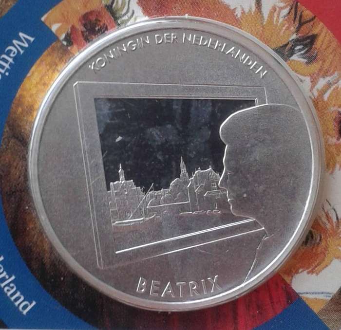 Nice 2011 Netherlands uncirculated 5 Euro in coin card (Schilderkunst/Painting)