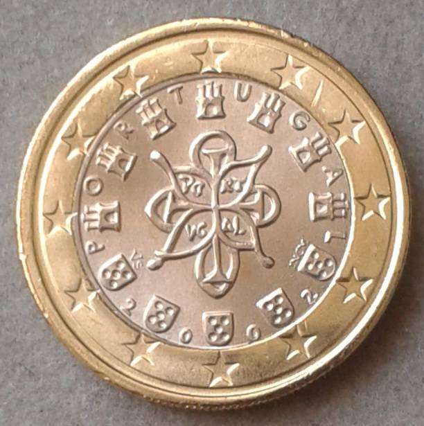 Uncirculated 2002 Portugal 1 Euro