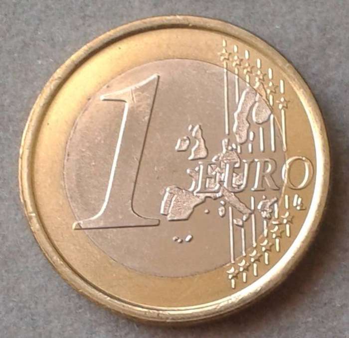 Uncirculated 2002 Italy 1 Euro