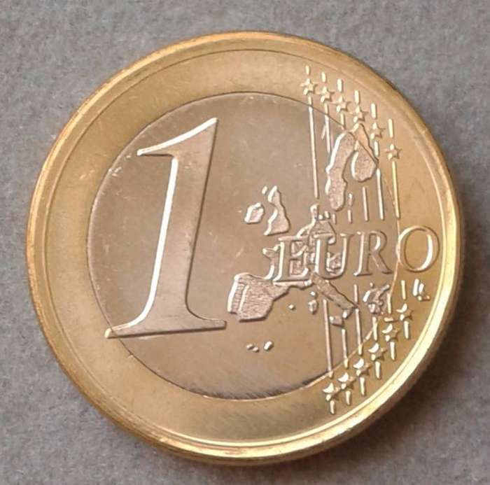 Uncirculated 2001 Spain 1 Euro
