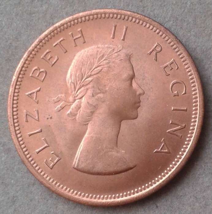 Lustrous uncirculated 1960 union penny.