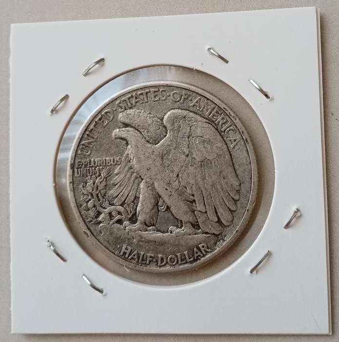 1939 P USA walking liberty silver half dollar