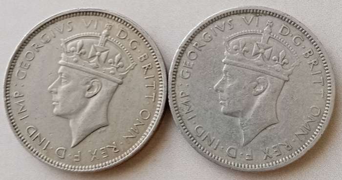 1939 and 1940 British West Africa threepence set