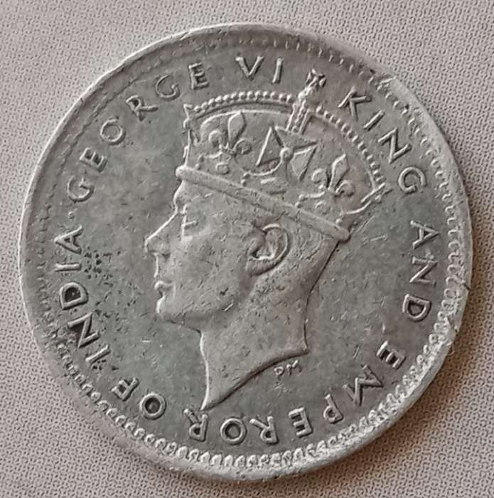 1941 Ceylon silver 10c (Sri Lanka)