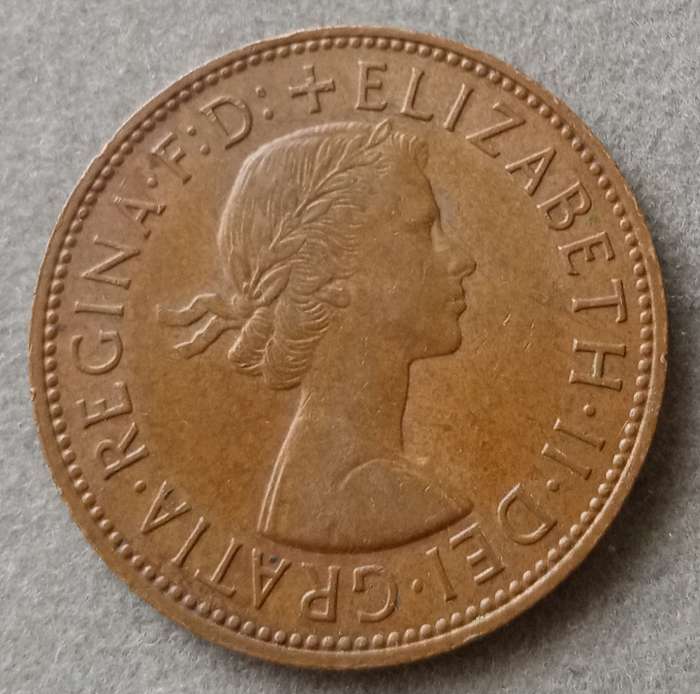 High grade 1967 British penny