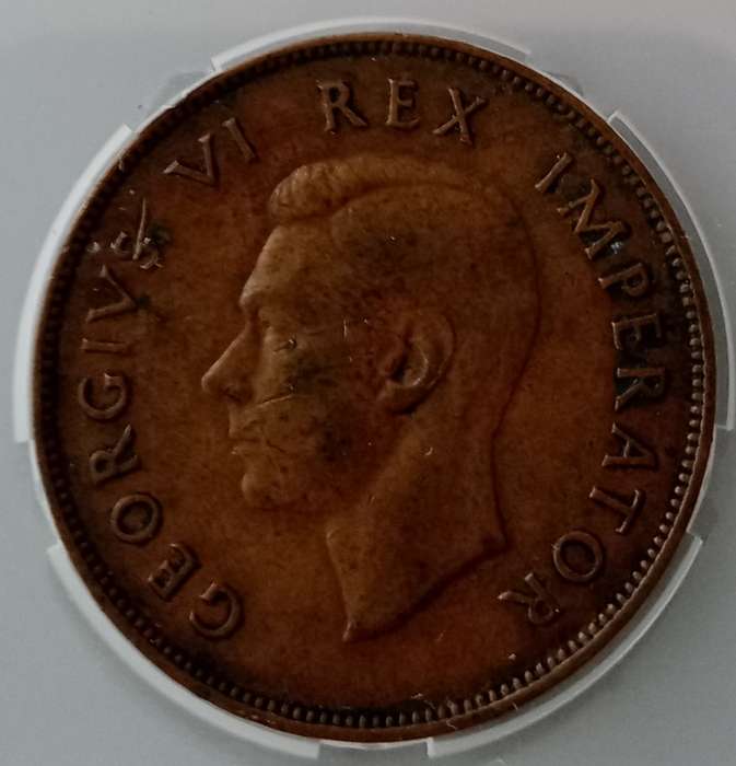 Lower mintage 1947 Union penny SANGS VF Details