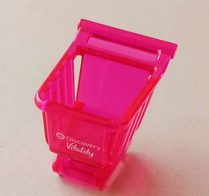 Checkers Little Shop goes Xtra Vitality trolley incl.card