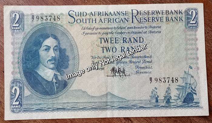 1961 M.H de Kock R2 in VF