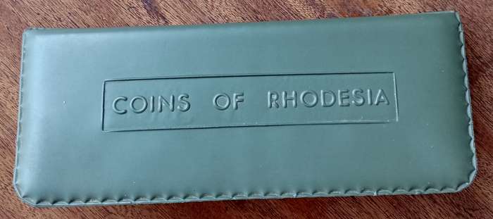 1970s Rhodesia uncirculated set in green folder