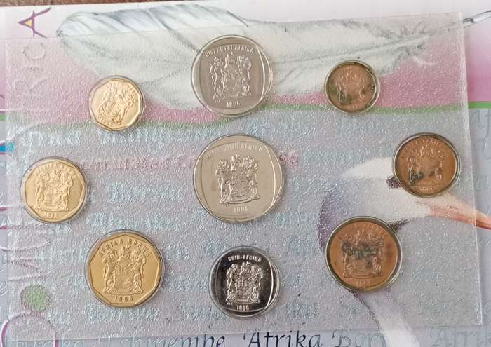 1996 Uncirculated Mint pack set (Blue Crane).