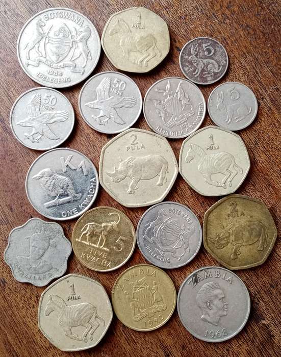 Lot of x17 African coins