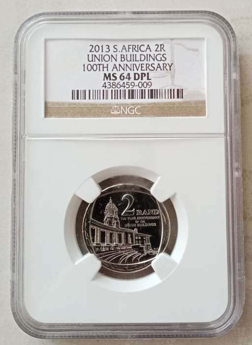 2013 Union Buildings 100th anniversary R2 NGC MS64 DPL
