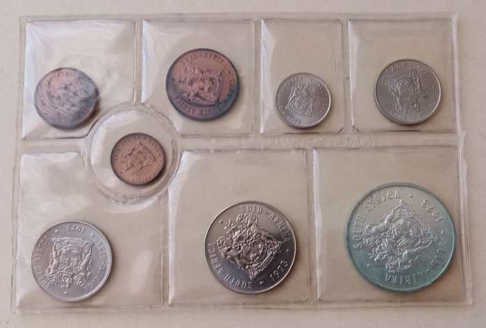 1973 Republic uncirculated Mint pack set (R1-1/2c) incl.silver R1