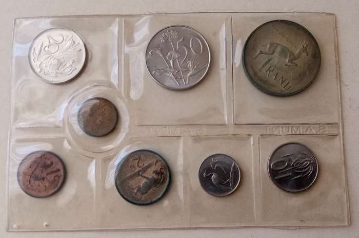 1976 Republic uncirculated Mint pack set (R1-1/2c) incl.silver R1