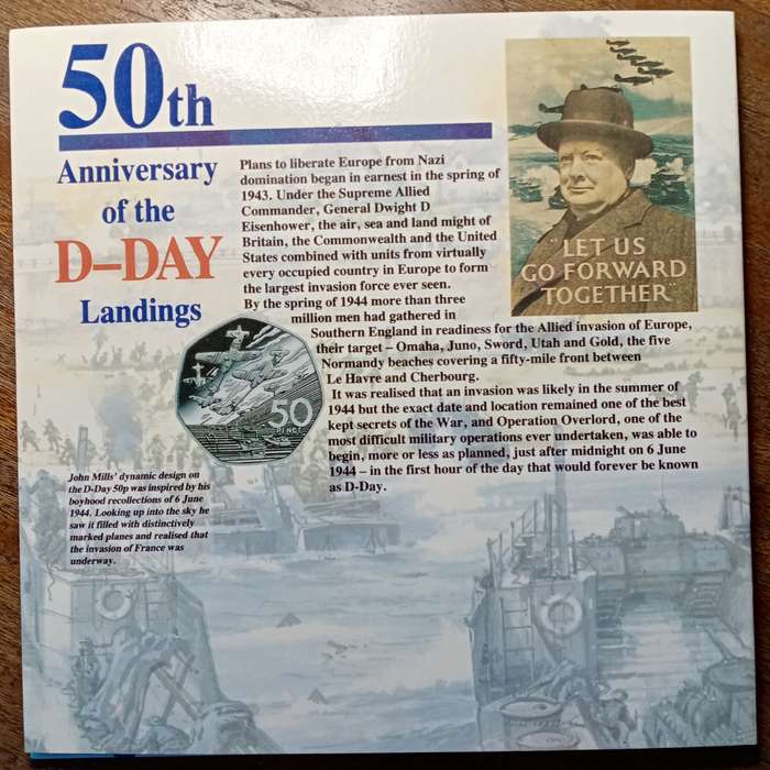 1994 United Kingdom brilliant uncirculated 8 coin set in folder