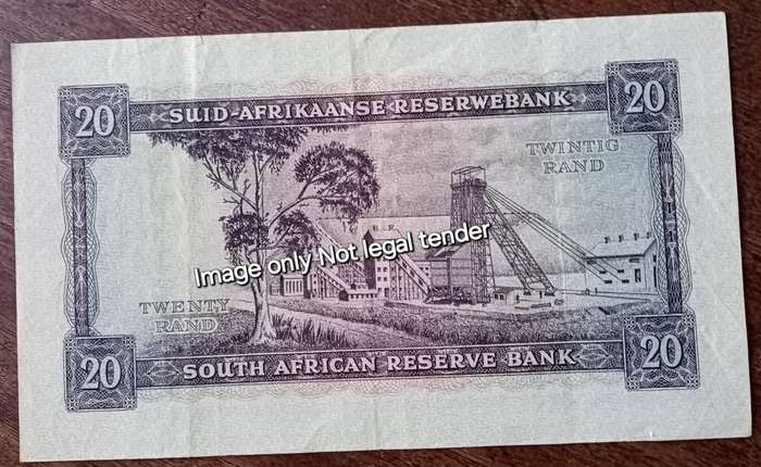 1961 M.H de Kock R20 note