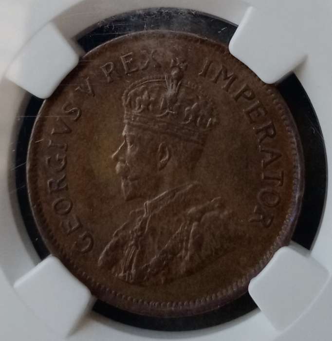 High grade 1930 union 1/2 Penny NGC AU58 BN (Kleynhans Collection)