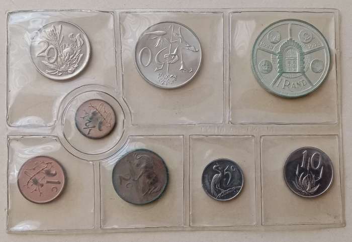 1974 Uncirculated Mint pack set (R1-1/2c) incl.silver R1