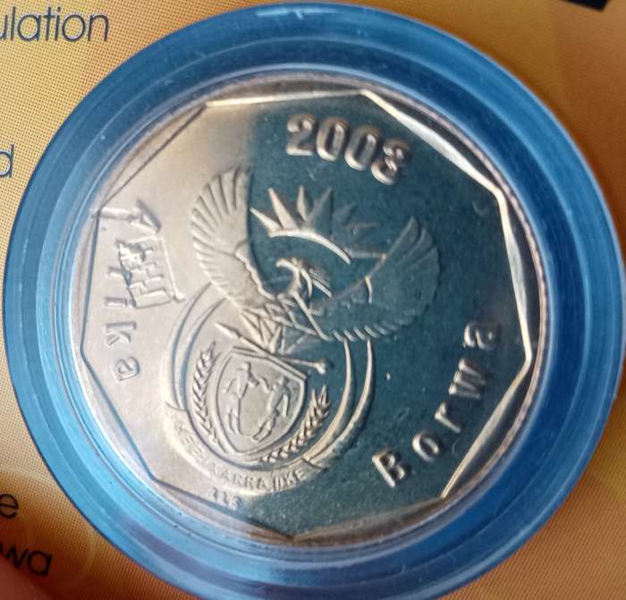 Scarce 2003 error cricket 50c in card minted in Coin World (low mintage)
