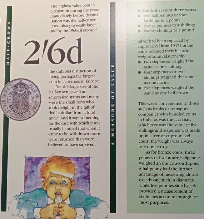 1963-1996 Great Britain pre decimal/decimal 14 coin uncirculated set in folder