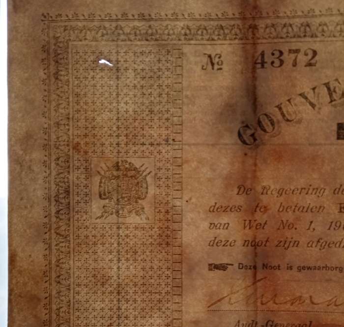 1900 ZAR Pretoria 1 pond Gouvernements note