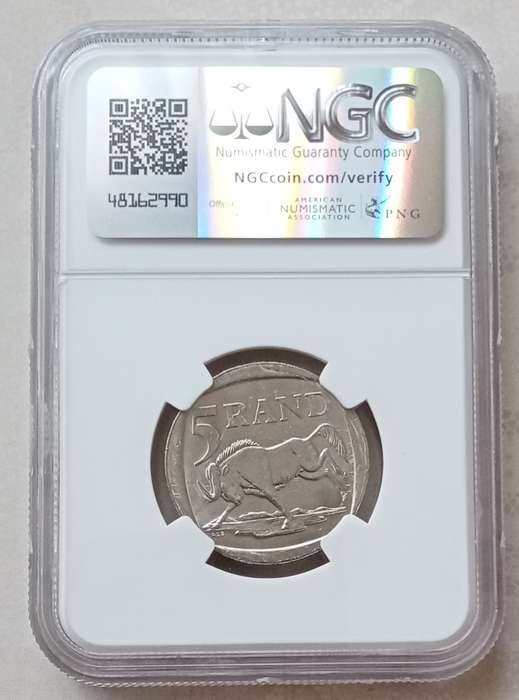2000 Mandela R5 NGC graded MS63
