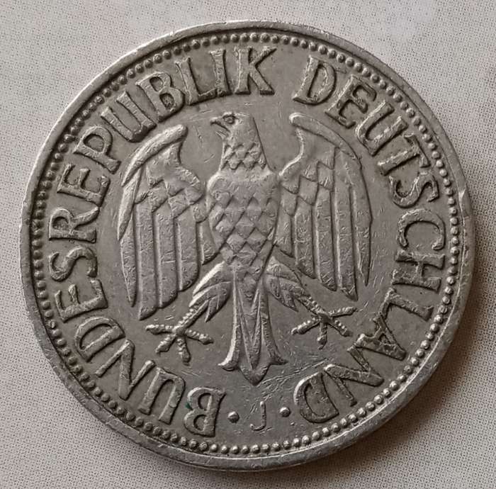 1950 J Germany 1 Mark