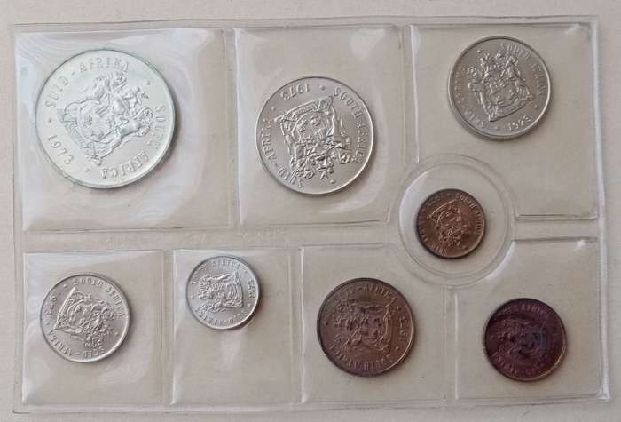 1973 Uncirculated Mint set (R1-1/2c) incl.silver R1 (mintage: 20000)
