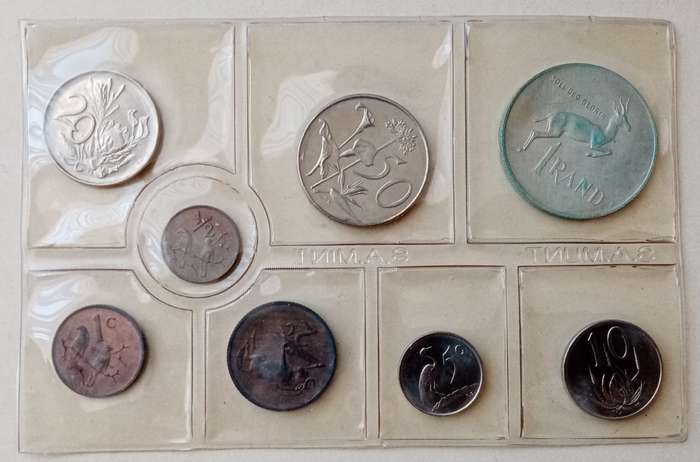 1976 Uncirculated Mint set (R1-1/2c) incl.silver R1 (mintage: 20000)