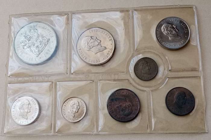 1976 Uncirculated Mint set (R1-1/2c) incl.silver R1 (mintage: 20000)