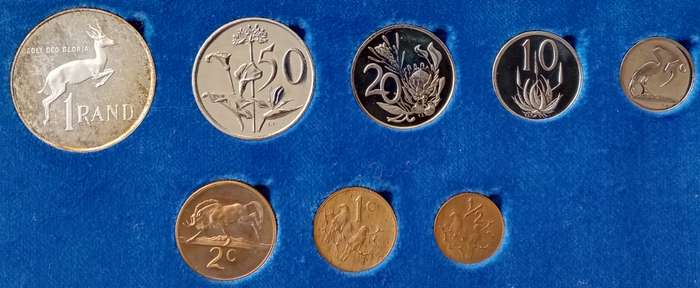 1979 Republic short proof set with silver R1 (mintage: 5000)