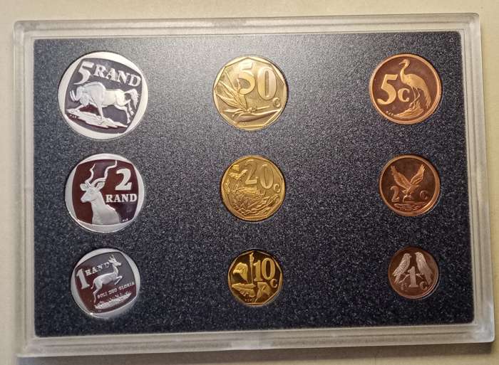 1998 Republic proof set in case.