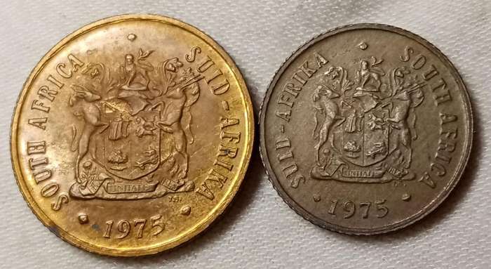 1975 Republic proof 50c-1c (6 coins)