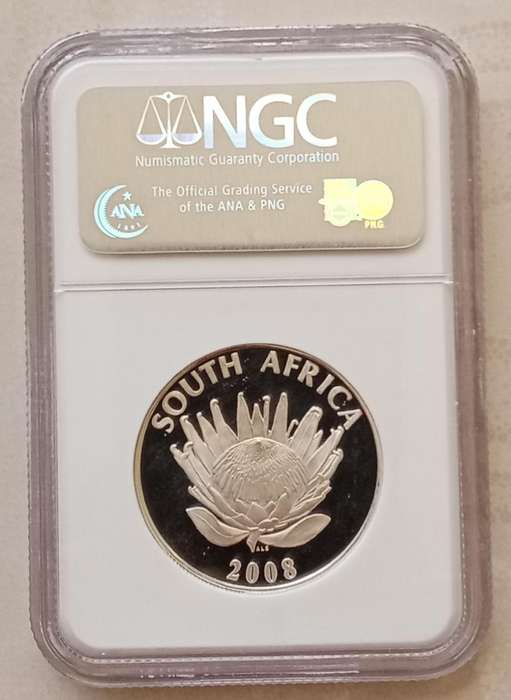 2008 Gandhi proof silver R1 NGC PF69 Ultra Cameo