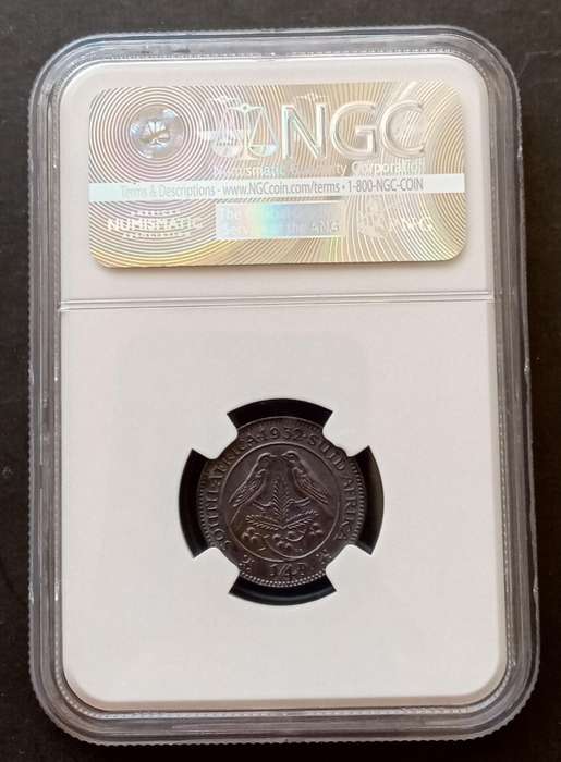 1932 Union 1/4 penny NGC MS63 BN