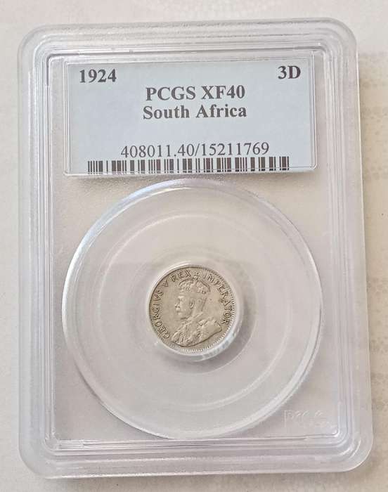 1924 Union silver tickey PCGS XF40 (Only 8 coins higher)
