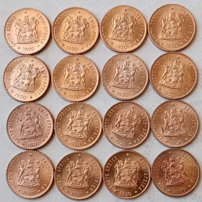 1970 Republic 1/2c in lustrous uncirculated condition