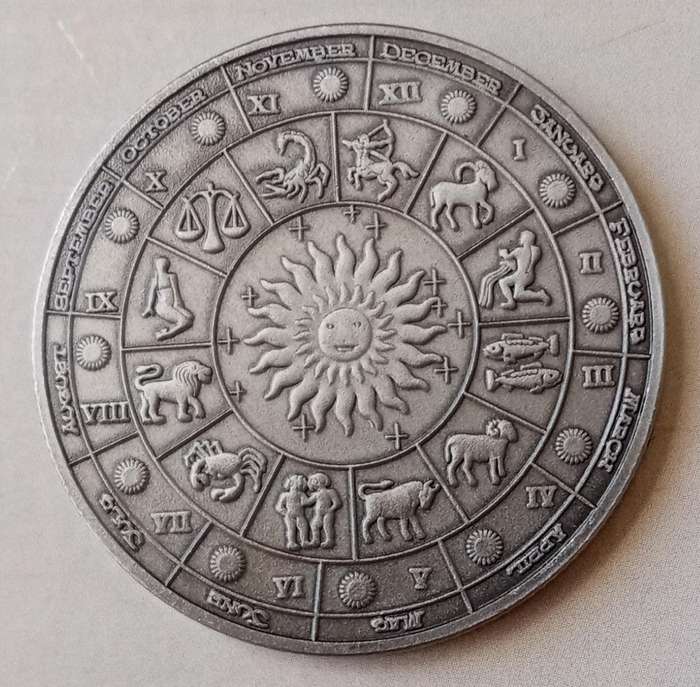 Twelve constellations commemorative novelty coin (40mm)