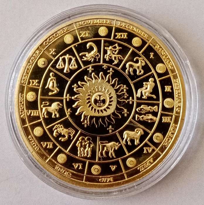 Cancer Zodiac sign commemorative novelty coin (40mm)