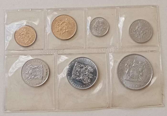 1984 Uncirculated Mint pack set (R1-1c) mintage: 13875