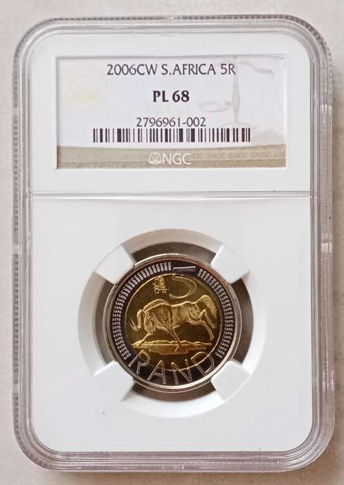2006 Oom Paul Mintmark R5 NGC PL68 (mintage: 957) - Pop 2 - Only 1 higher