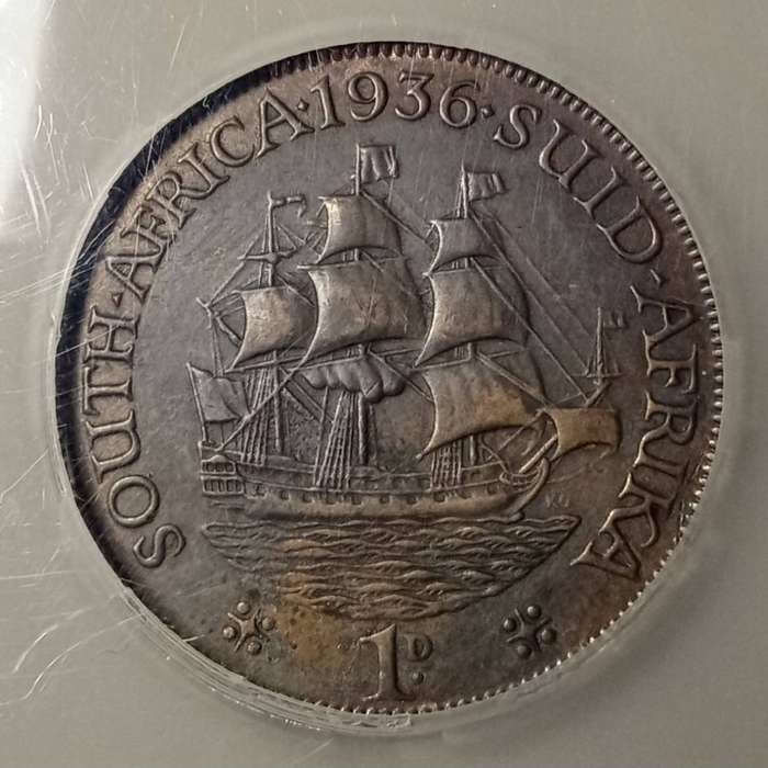 1936 Union penny SANGS MS61 (Mint State).