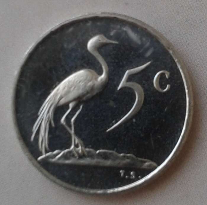 1981 Republic proof nickel 5c