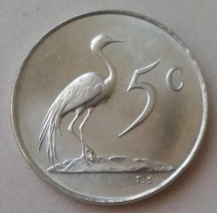 1983 Republic uncirculated nickel 5c