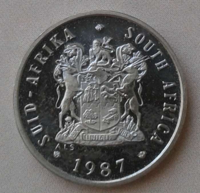 1987 Republic proof nickel 5c