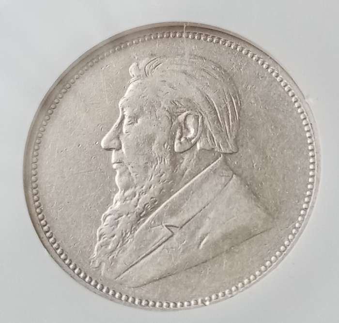 1894 ZAR Kruger silver 2 Shillings NGC VF35